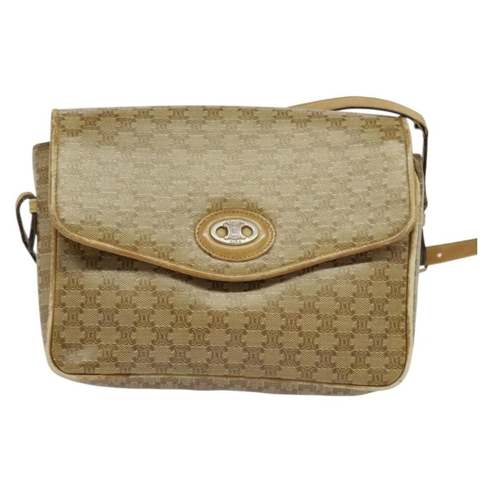 Celine Macadam Crossbody Bag Beige